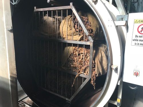 Robuschi RVS16 on Tobacco Autoclave L20 Flow Control